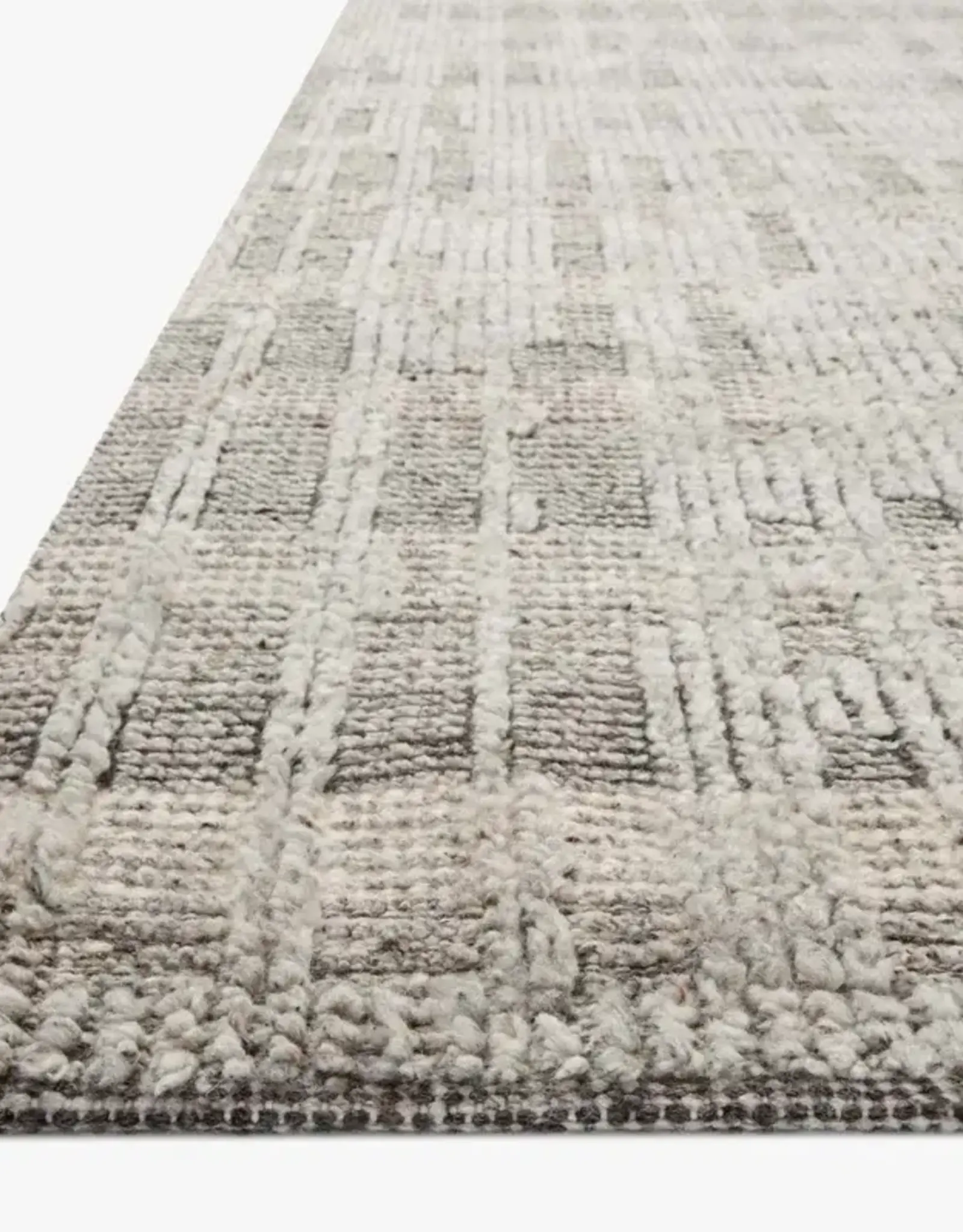 Carrier & Company × Loloi Vestry Rug VES-02 Stone/Charcoal
