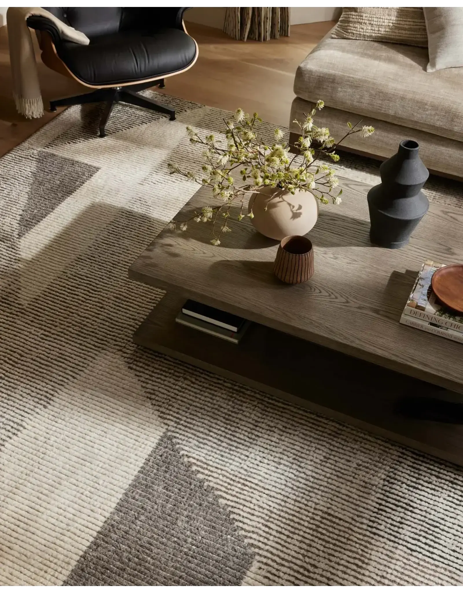 Carrier & Company × Loloi Vestry Rug VES-01 Ivory/Natural