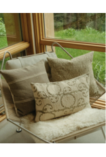 Suzani Boucle Pillow - Sage, 16x24