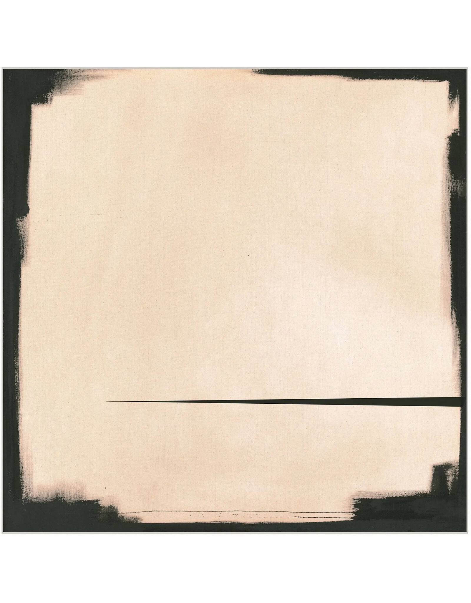 Neutral Contrast 2 41x41 Framed Canvas Art