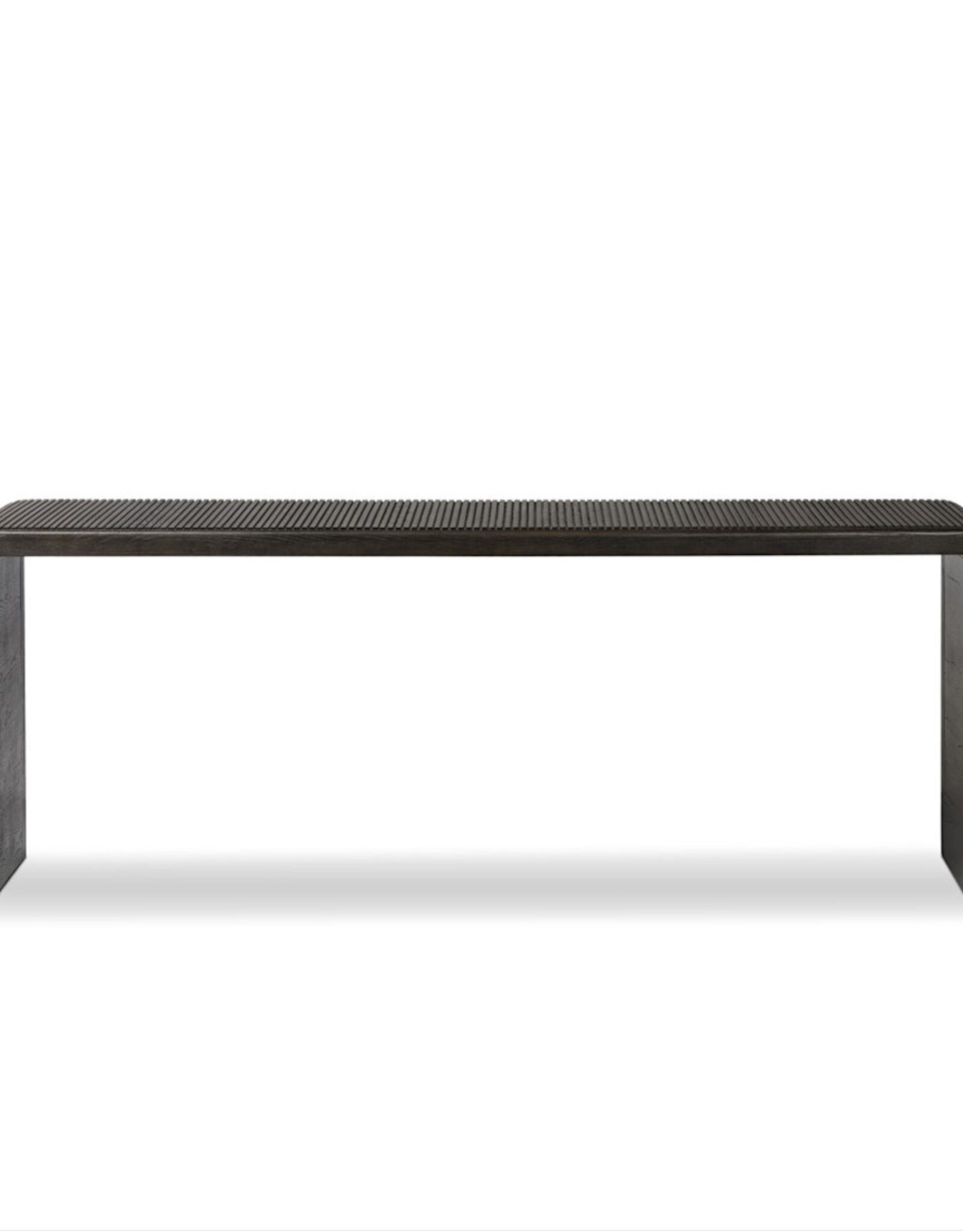 Leo Console Table in Smoked Black