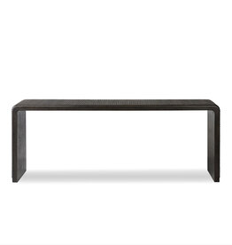 Leo Console Table in Smoked Black