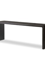 Leo Console Table in Smoked Black