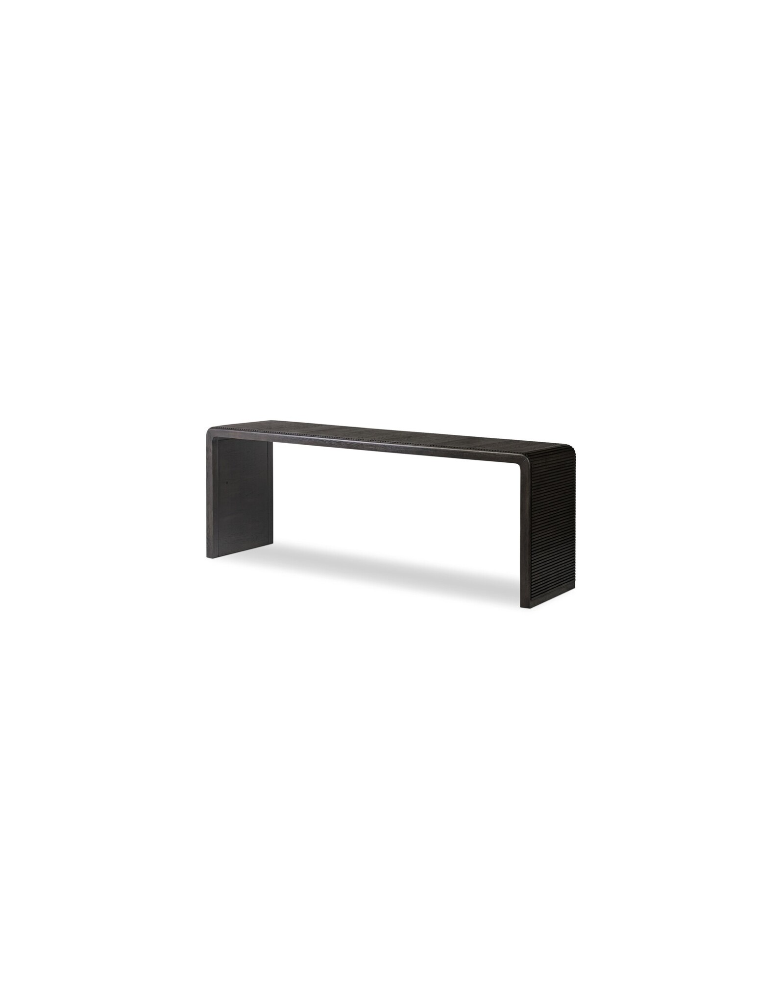 Leo Console Table in Smoked Black