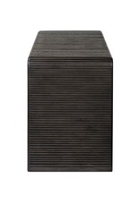 Leo Console Table in Smoked Black