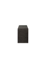 Leo Console Table in Smoked Black