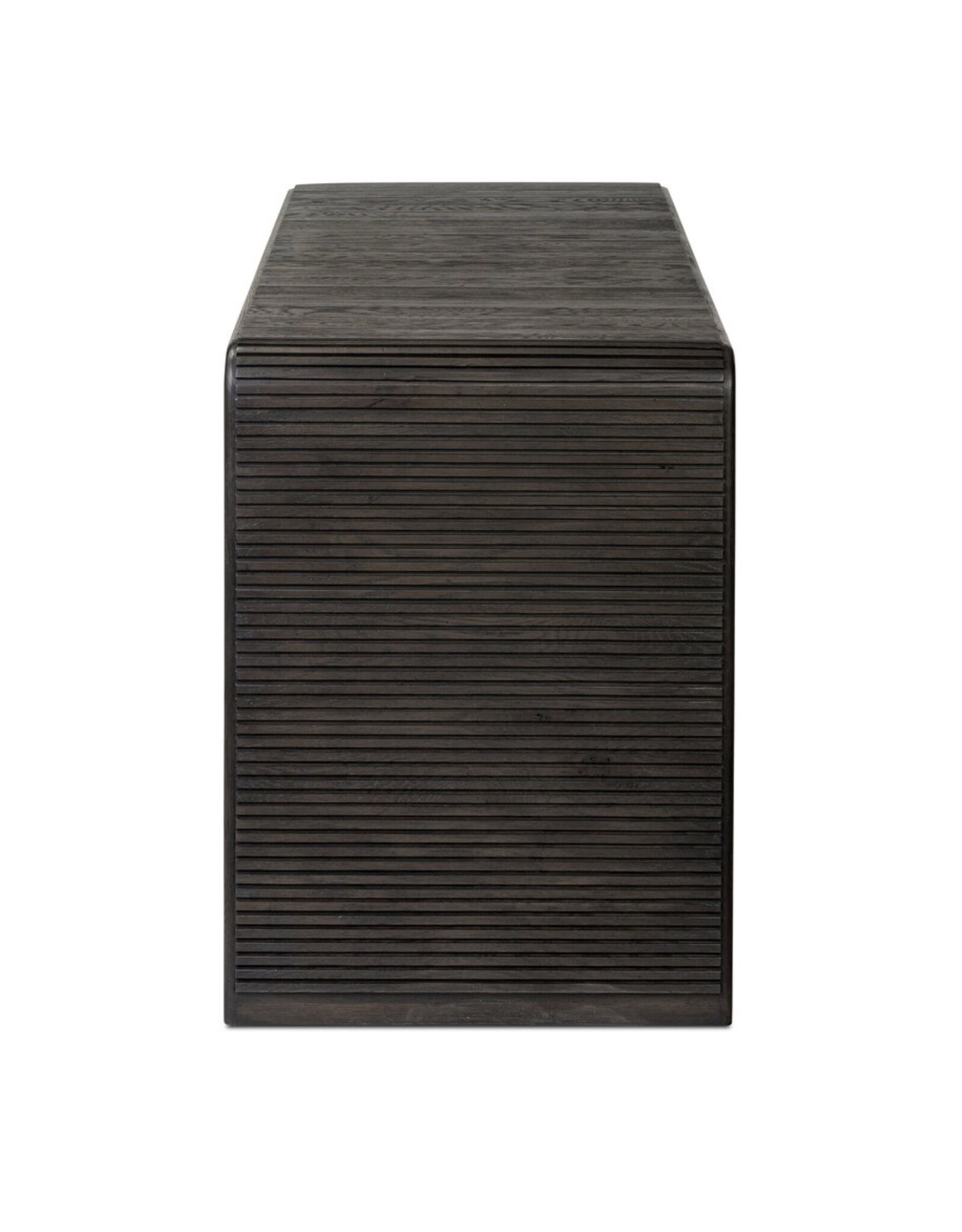 Leo Console Table in Smoked Black