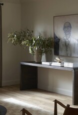 Leo Console Table in Smoked Black