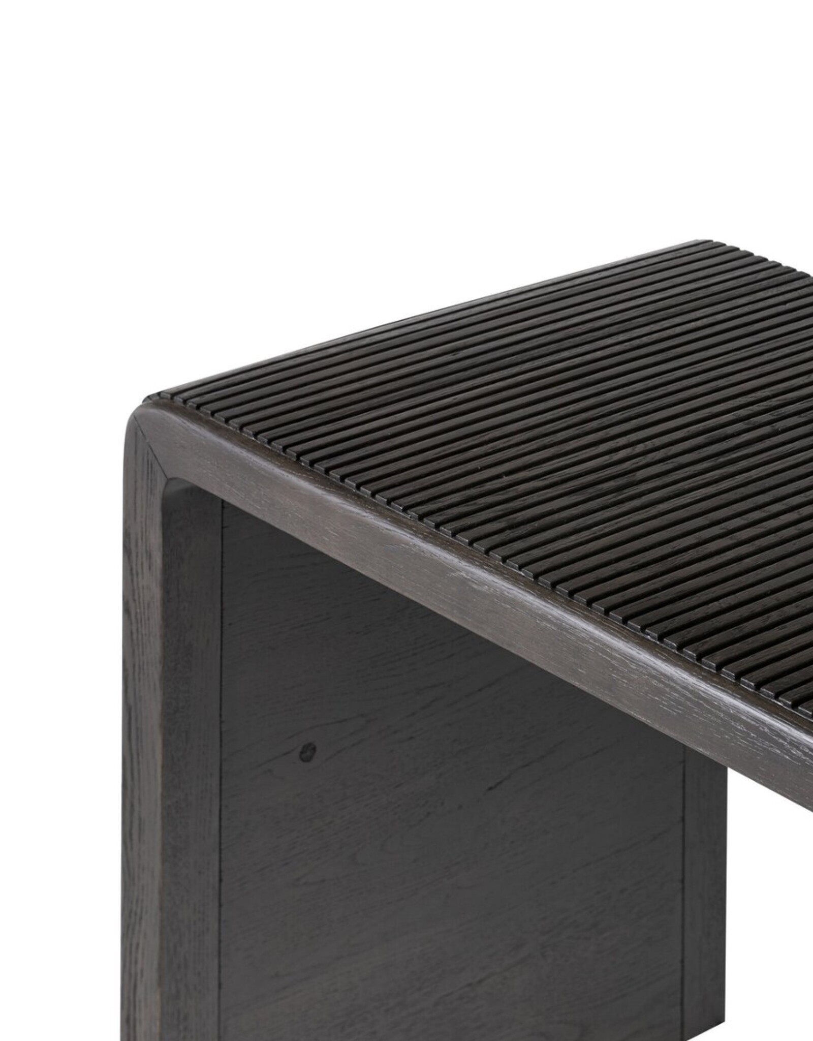 Leo Console Table in Smoked Black