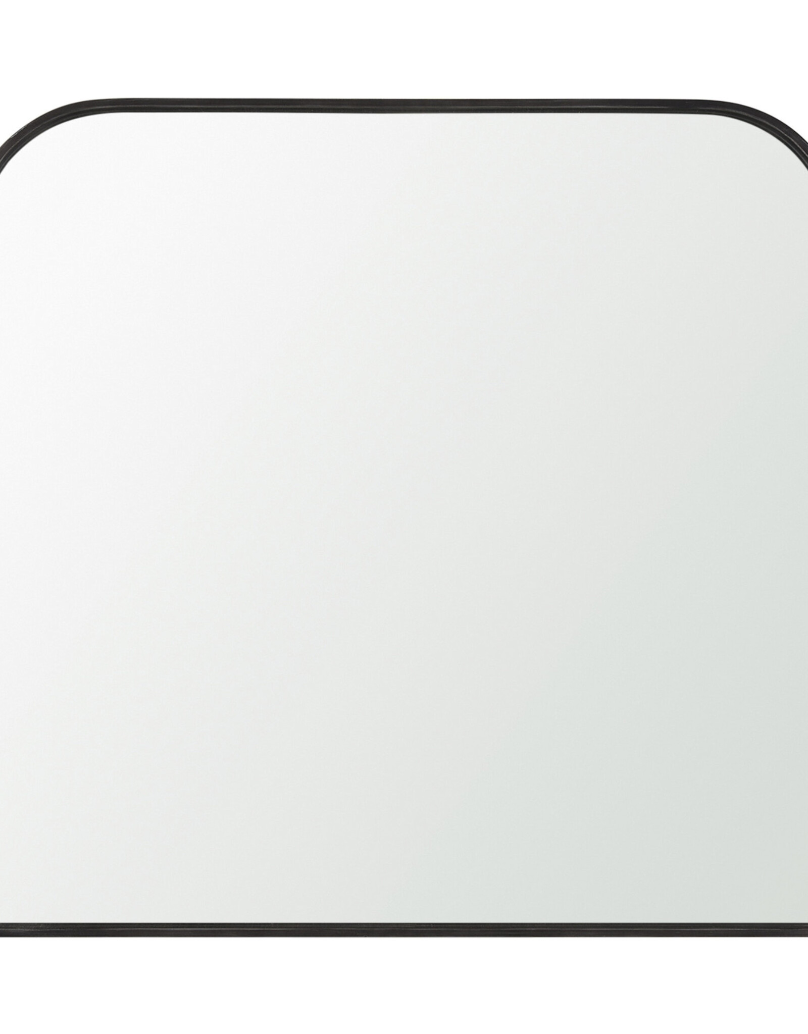 Timon Brushed Black Arched Mirror