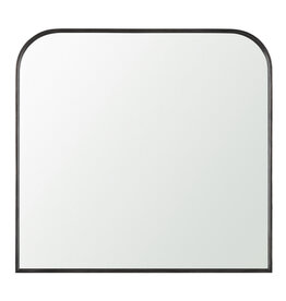 Timon Brushed Black Arched Mirror