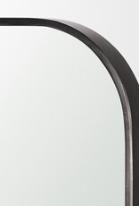 Timon Brushed Black Arched Mirror