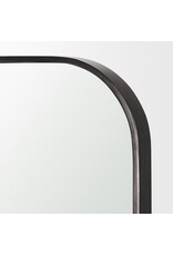 Timon Brushed Black Arched Mirror