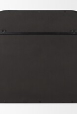 Timon Brushed Black Arched Mirror