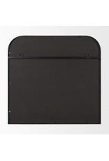 Timon Brushed Black Arched Mirror
