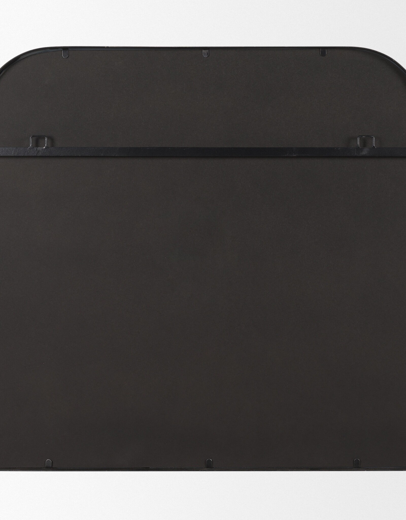 Timon Brushed Black Arched Mirror