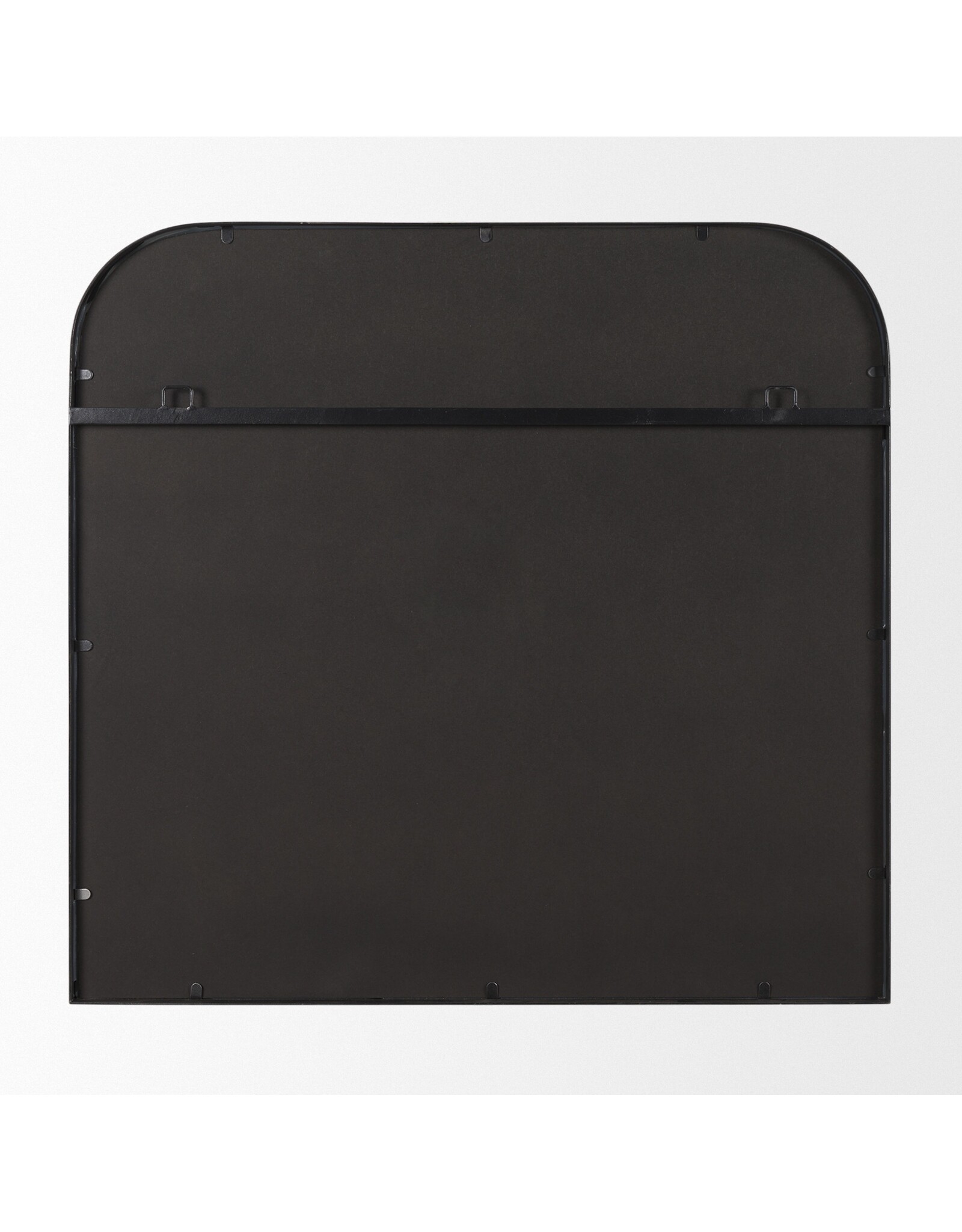 Timon Brushed Black Arched Mirror