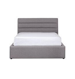 Justin Storage Bed Greige  Double