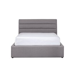 Justin Storage Bed Greige  Double