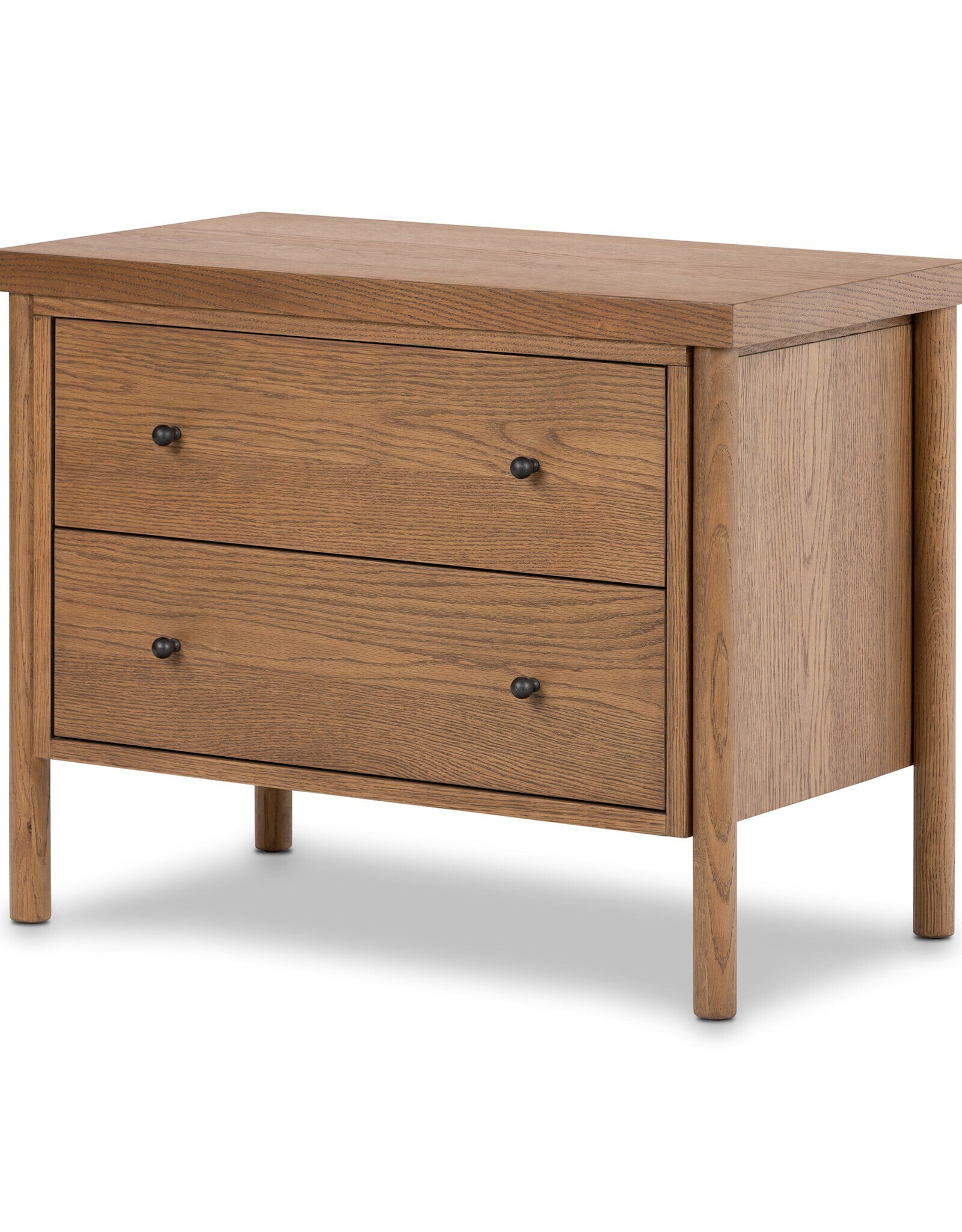 Roark Nightstand in Amber Oak Veneer