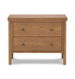Roark Nightstand in Amber Oak Veneer