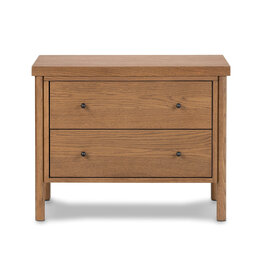 Roark Nightstand in Amber Oak Veneer