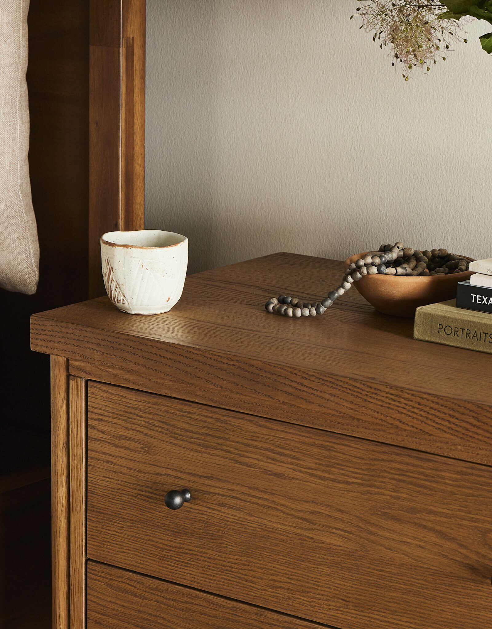 Roark Nightstand in Amber Oak Veneer