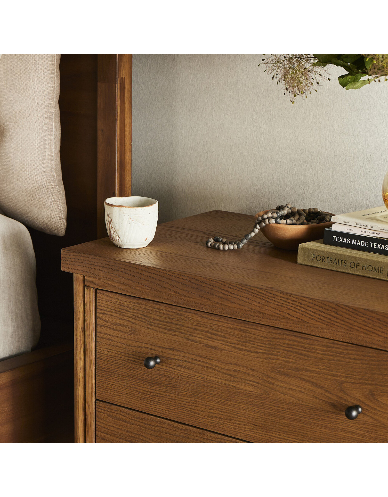 Roark Nightstand in Amber Oak Veneer