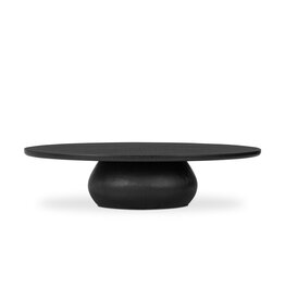 Eamon Coffee Table in Worn Black Veneer