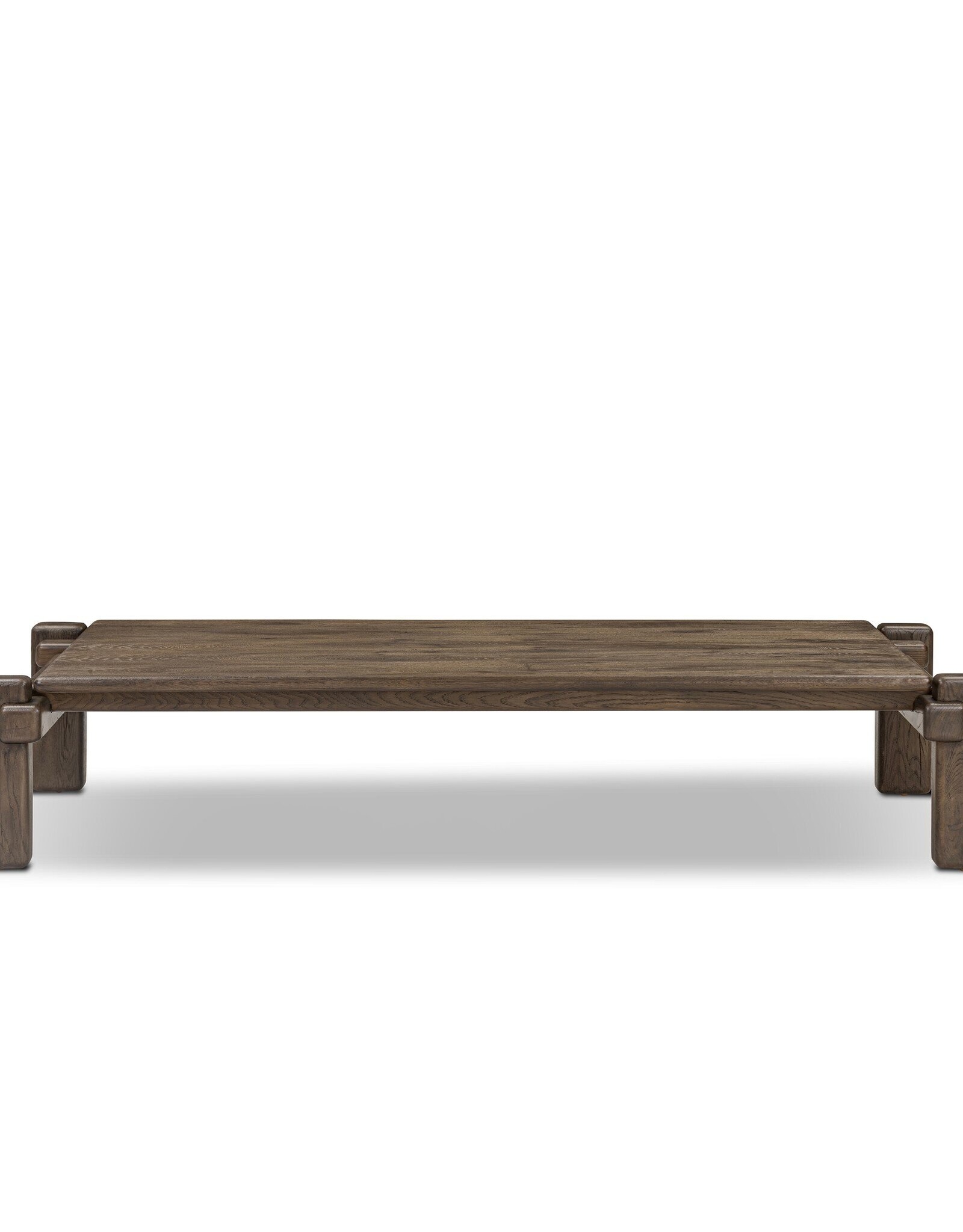 Marcia Large Coffee Table in Grey Reclaimed French Oak