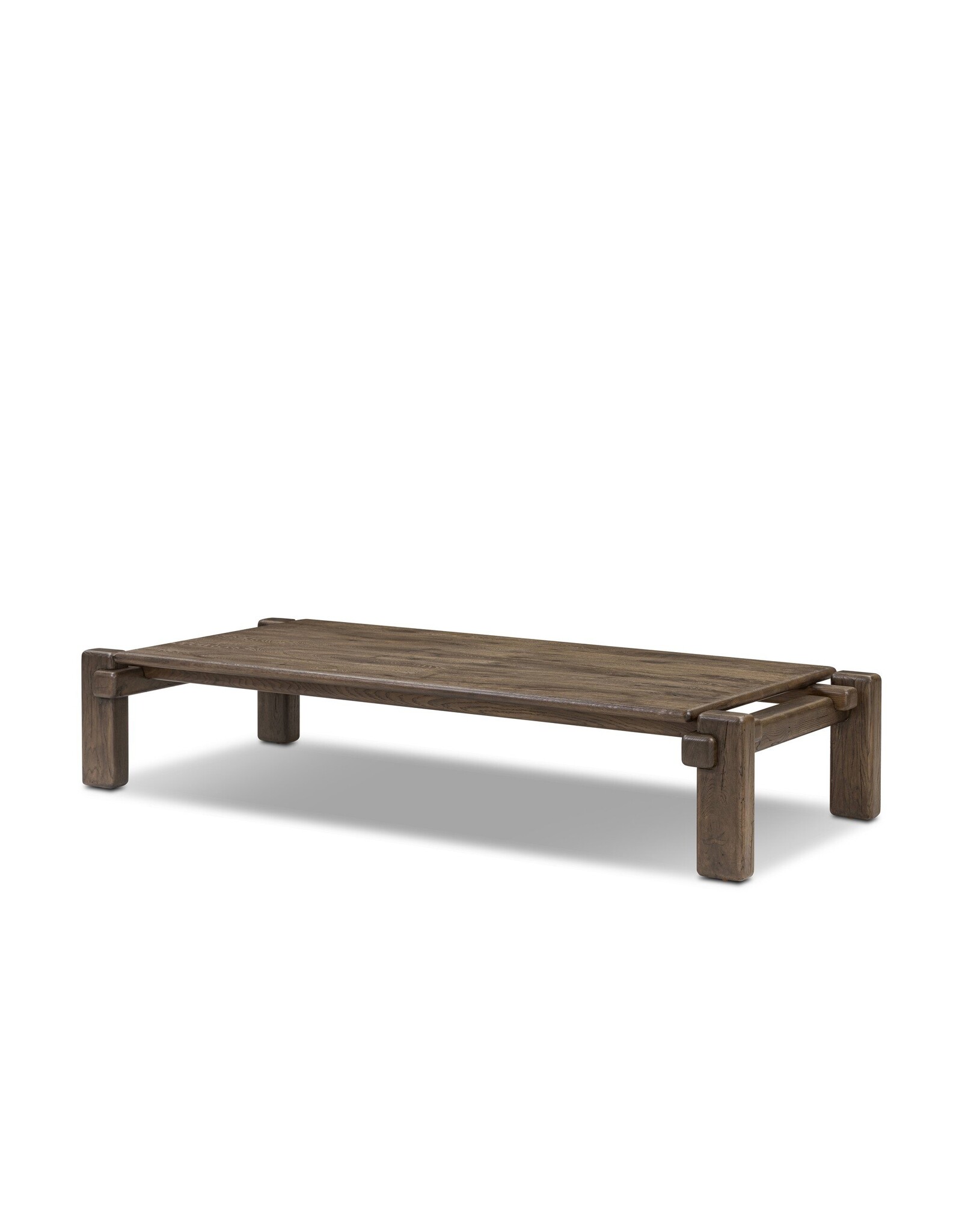 Marcia Large Coffee Table in Grey Reclaimed French Oak