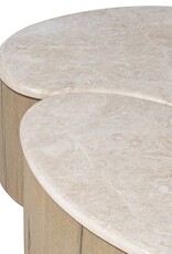 Ingrid Coffee Table Cappuccino Marble