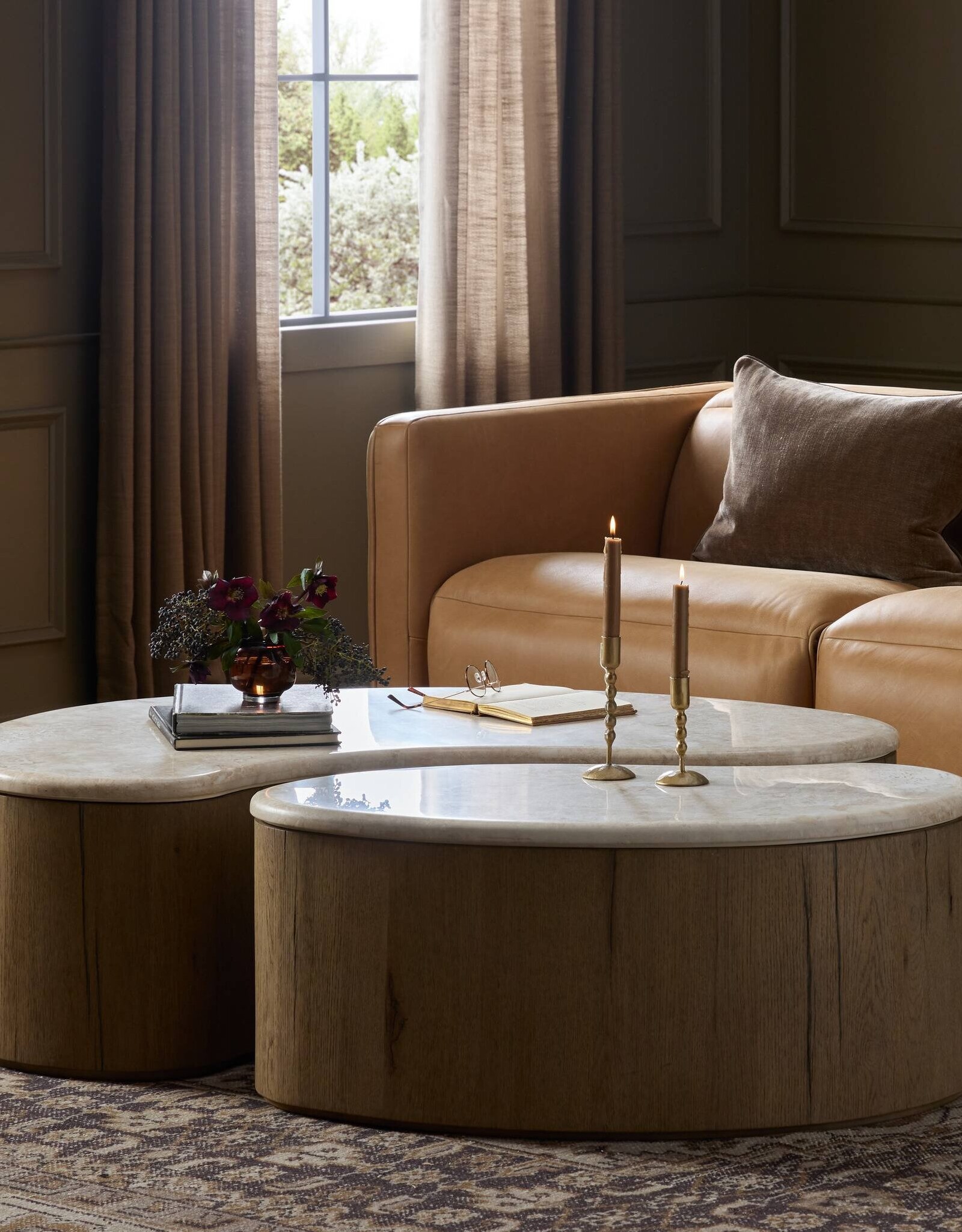 Ingrid Coffee Table Cappuccino Marble