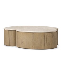 Ingrid Coffee Table Cappuccino Marble