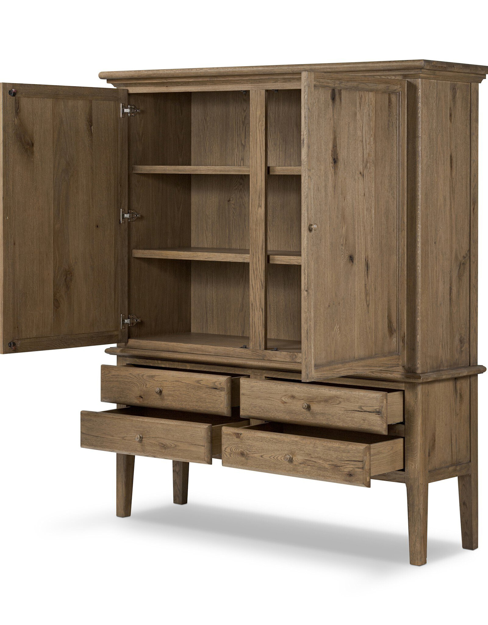 Whitman Cabinet in Worn Oak