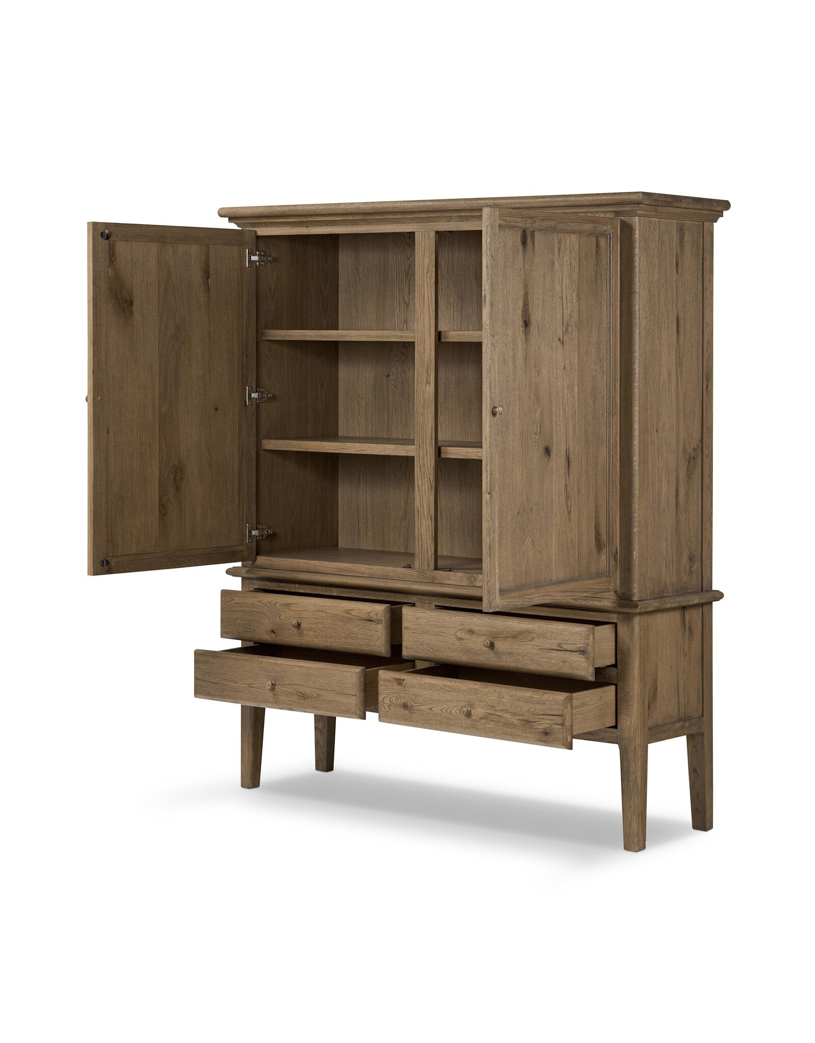 Whitman Cabinet in Worn Oak