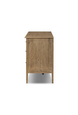 Maggie 6 Drawer Dresser in Aged Smoked Oak Resawn