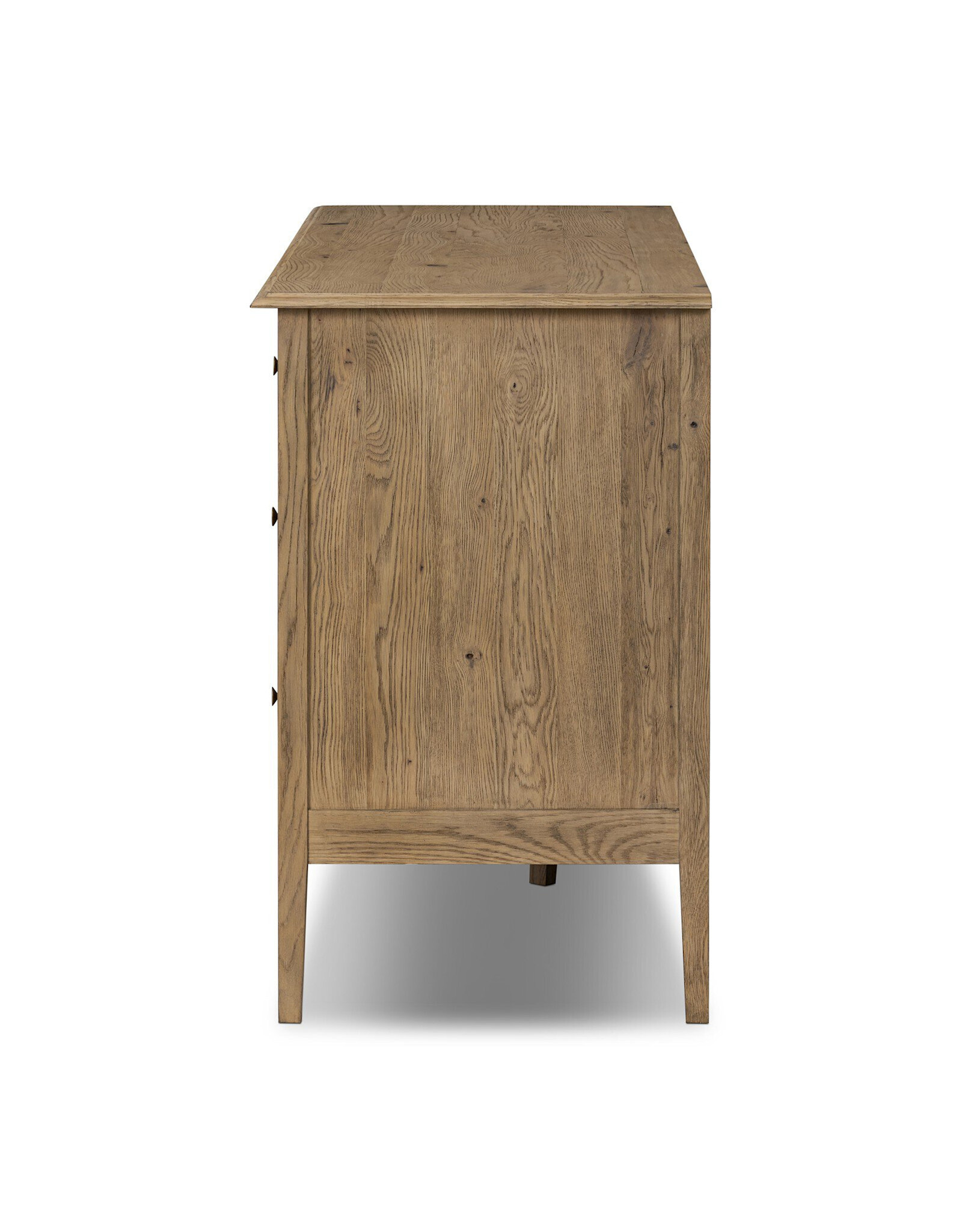 Maggie 6 Drawer Dresser in Aged Smoked Oak Resawn