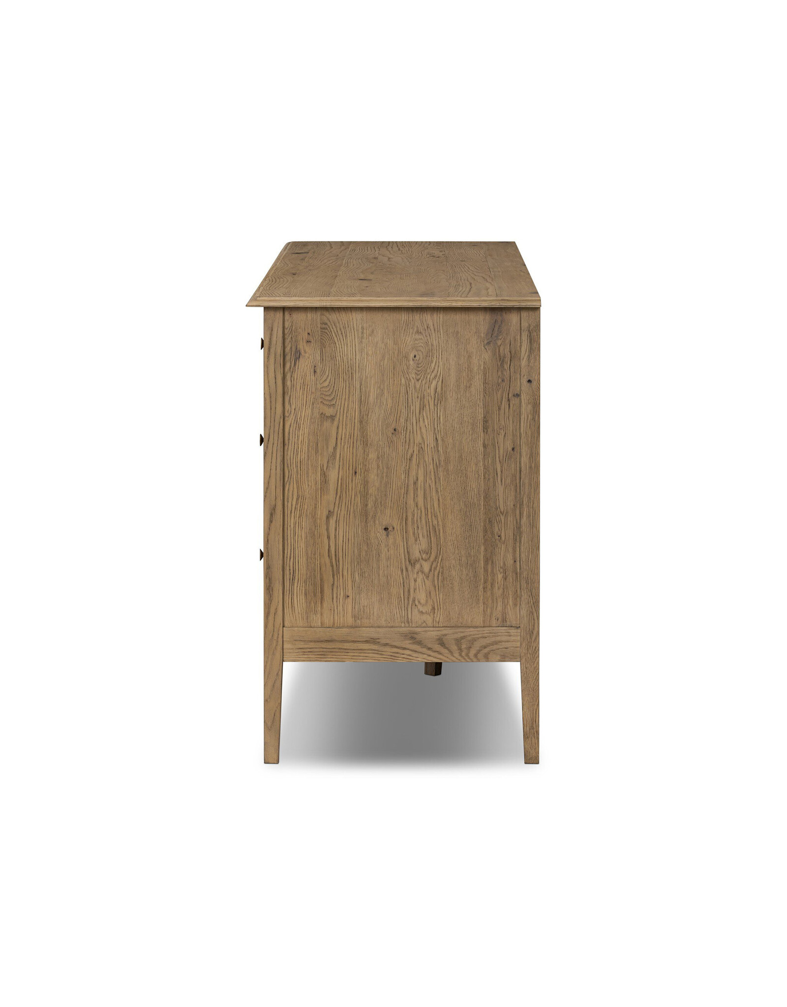 Maggie 6 Drawer Dresser in Aged Smoked Oak Resawn