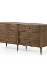 Toulouse 6 Drawer Dresser in Toasted Oak Veneer