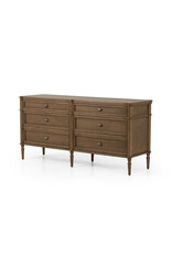 Toulouse 6 Drawer Dresser in Toasted Oak Veneer