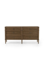 Toulouse 6 Drawer Dresser in Toasted Oak Veneer