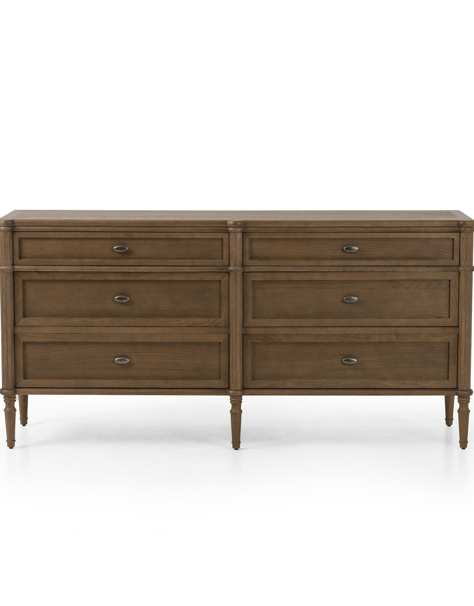 Toulouse 6 Drawer Dresser in Toasted Oak Veneer