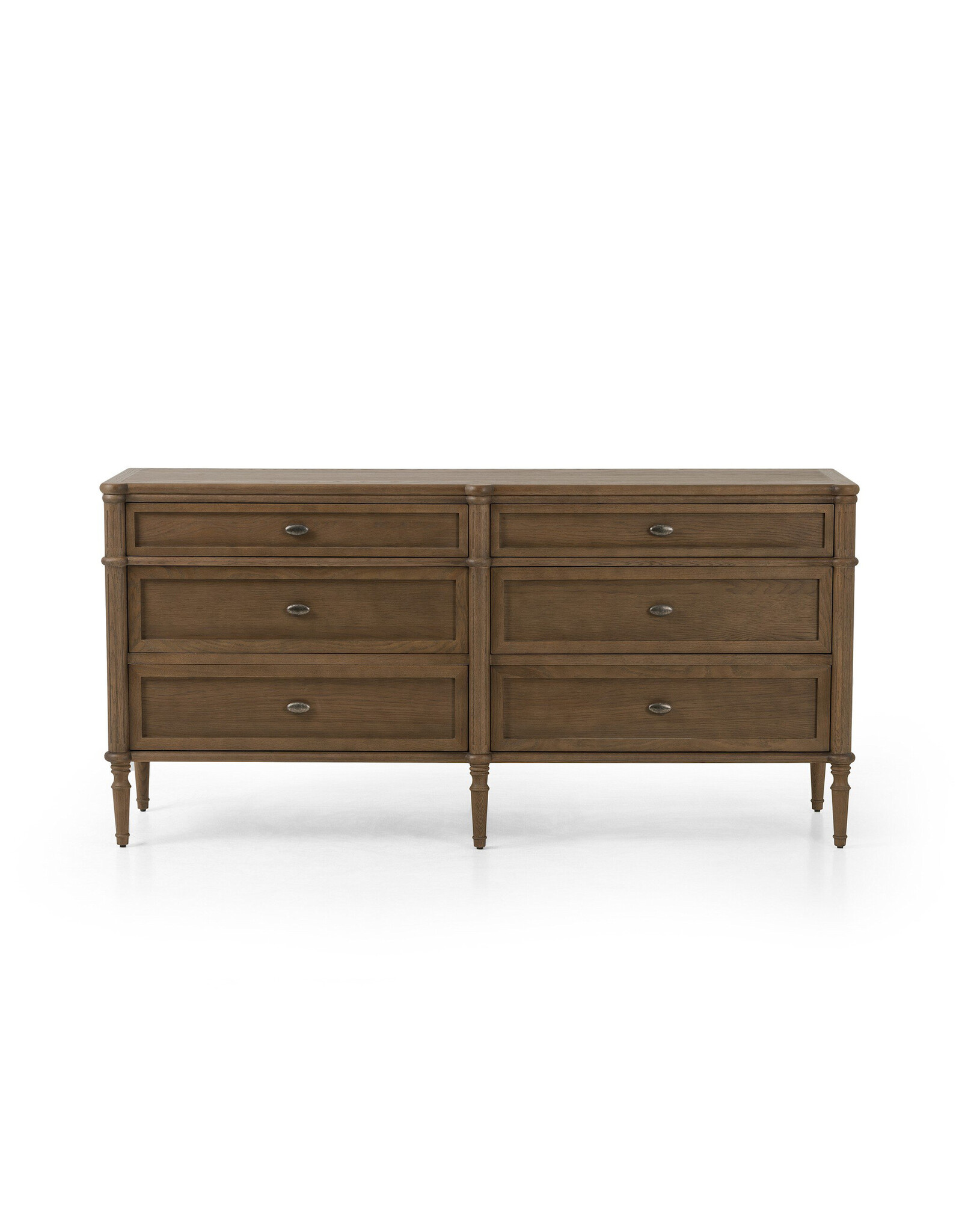 Toulouse 6 Drawer Dresser in Toasted Oak Veneer