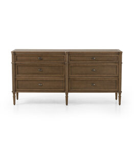 Toulouse 6 Drawer Dresser in Toasted Oak Veneer