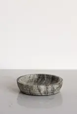Grey Marble Soap & Brush Holder Grey Marble Soap & Brush Holder