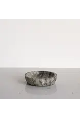 Grey Marble Soap & Brush Holder