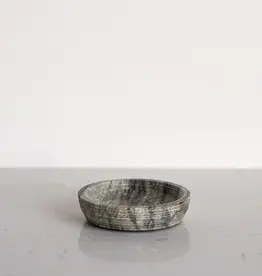 Grey Marble Soap & Brush Holder