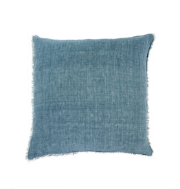 Lina Linen Pillow Arctic Blue 24 x 24
