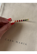 Colourful Cz Open Bangle